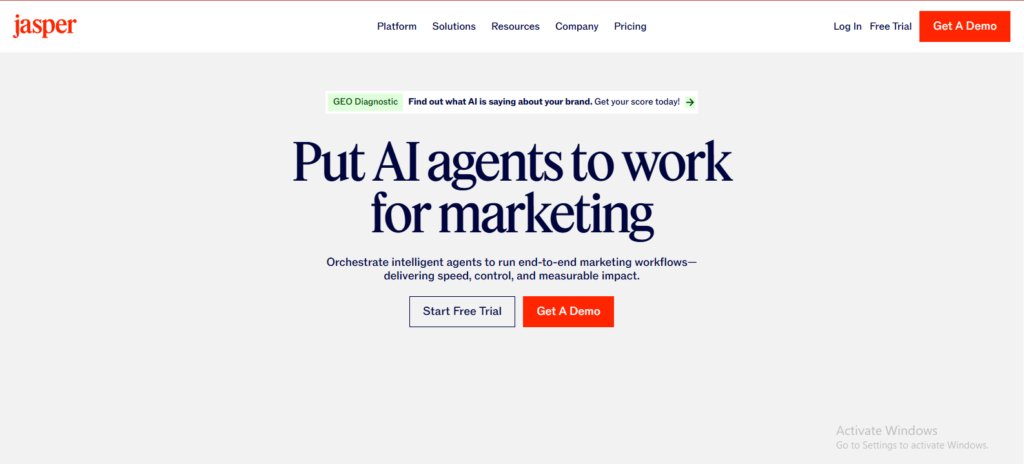 Jasper one of the best ai tools for content creators